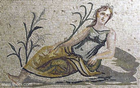  Nymph of the Fountain -  A Mosaic Depiction Overflowing with Vivid Hues and Intricate Details!