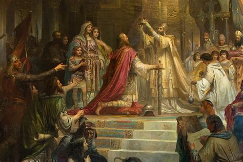  The Coronation of Charlemagne – Kultaisen valon ja mystisen symboliikan mestarielä!